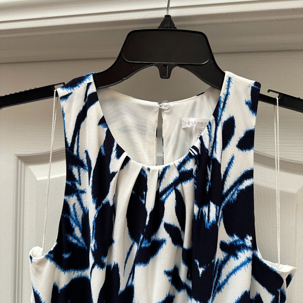 London Times border prinr maxi dress - Picture 3 of 4